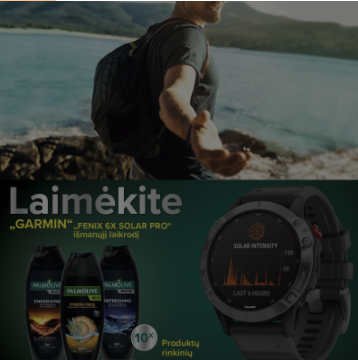 PALMOLIVE × GARMIN – Laisvė judėti
